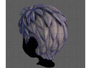 3D Hair style for boy V125 Modelo 3D