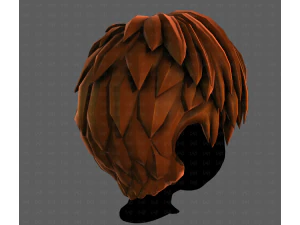 3D Hair style for boy V125 3D Model
