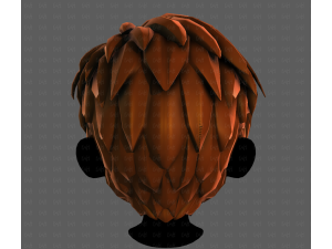 3D Hair style for boy V125 Modelo 3D