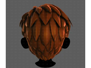 3D Hair style for boy V125 3D Model