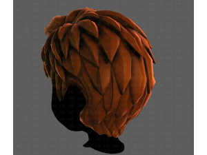 3D Hair style for boy V125 3D Model