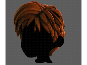 3D Hair style for boy V125 3D Model