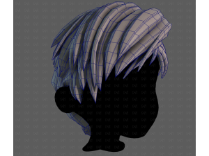 3D Hair style for boy V125 Modelo 3D
