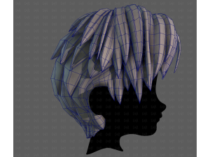 3D Hair style for boy V125 Modelo 3D