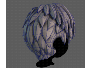 3D Hair style for boy V125 Modelo 3D