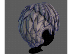 3D Hair style for boy V125 3D Model