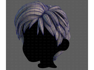 3D Hair style for boy V125 3D Model