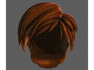 3D Hair style for boy V125 3D Model