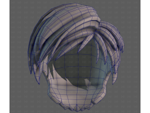 3D Hair style for boy V125 Modelo 3D