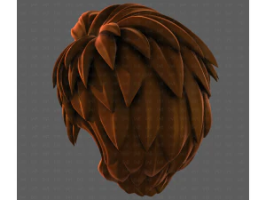 3D Hair style for boy V125 3D Model