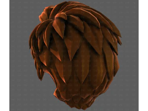 3D Hair style for boy V125 3D Model