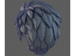 3D Hair style for boy V125 3D Model