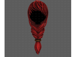 3D Hair style for girl V125 3D Модель