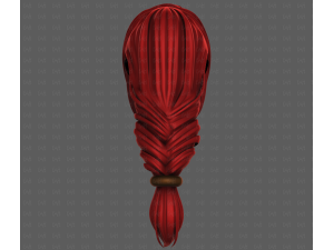 3D Hair style for girl V125 3D Модель