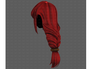 3D Hair style for girl V125 3D Модель