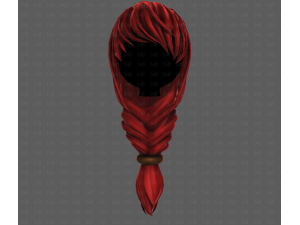 3D Hair style for girl V125 3D Модель