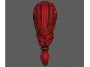 3D Hair style for girl V125 3D Модель
