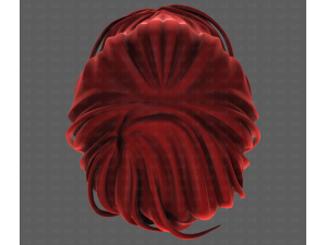 3D Hair style for girl V125 3D Модель