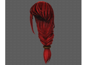 3D Hair style for girl V125 3D Модель