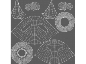 कैप V85 3D मॉडल