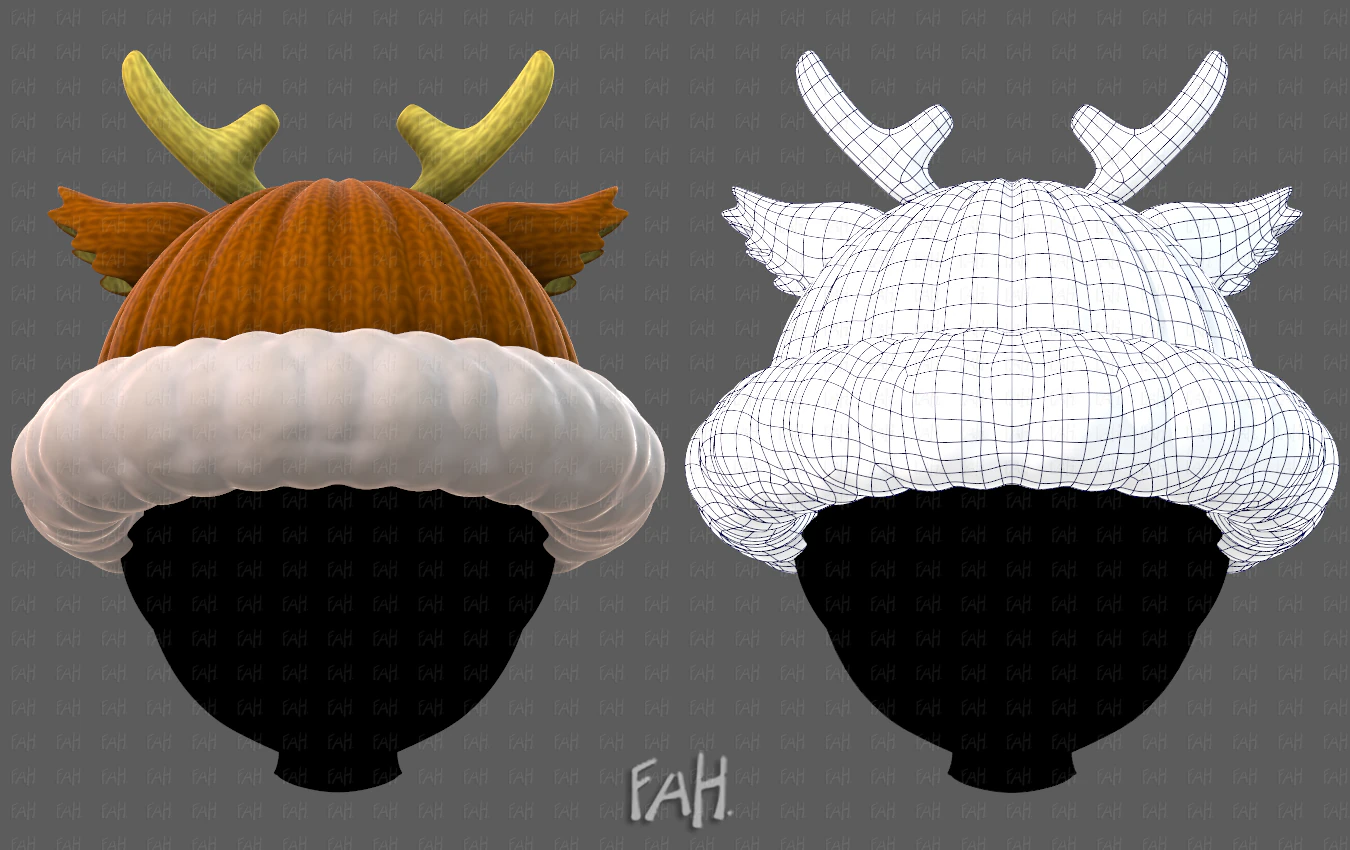 Cap V86 3D Model .c4d .max .obj .3ds .fbx .stl .blend
