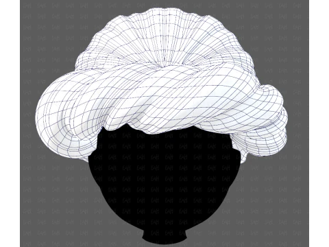 कैप V87 3D मॉडल