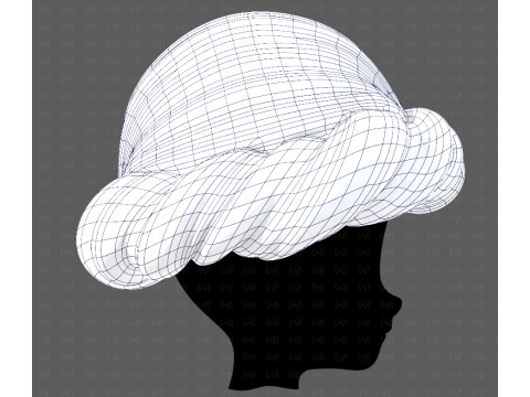 कैप V87 3D मॉडल