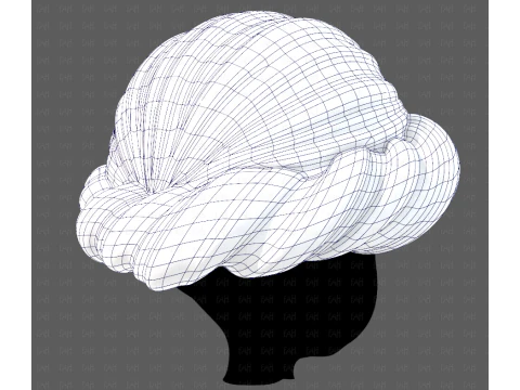 कैप V87 3D मॉडल