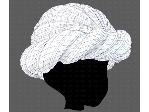 कैप V87 3D मॉडल