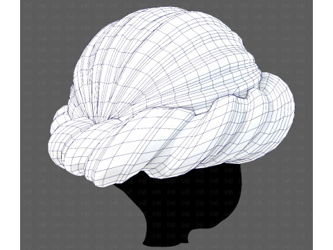 कैप V87 3D मॉडल