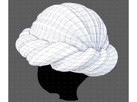 कैप V87 3D मॉडल