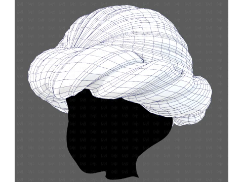 कैप V87 3D मॉडल