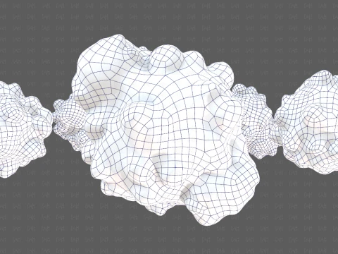 Trees Cartoon V61 3D Model