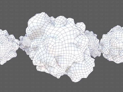 Trees Cartoon V61 3Dモデル