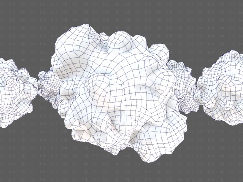 Trees Cartoon V61 3D Model