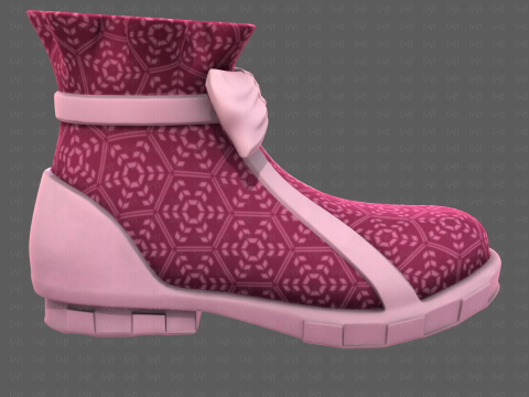 Shoes cartoonV60 3D मॉडल
