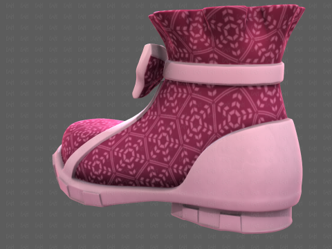 Shoes cartoonV60 3D मॉडल