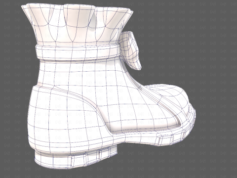 Shoes cartoonV60 3D मॉडल