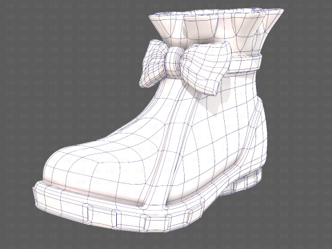 Shoes cartoonV60 3D मॉडल