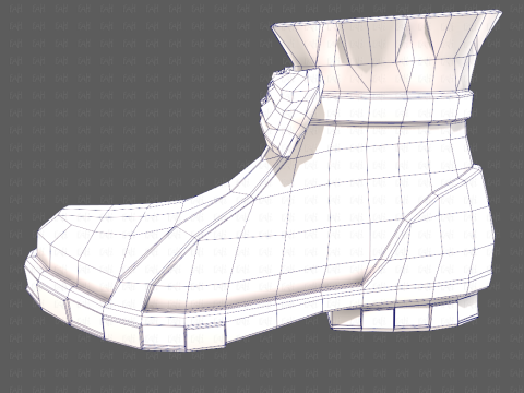 Shoes cartoonV60 3D मॉडल