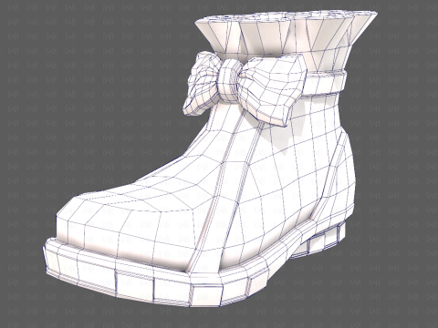 Shoes cartoonV60 3D मॉडल