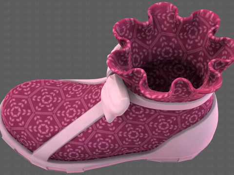 Shoes cartoonV60 3D मॉडल