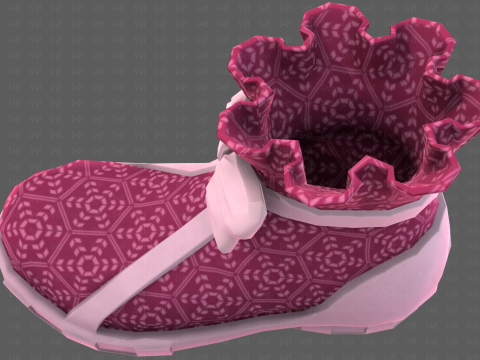 Shoes cartoonV60 3D मॉडल
