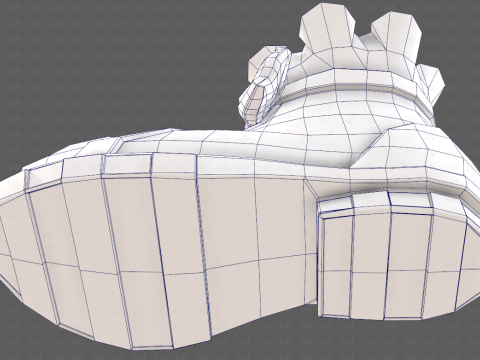 Shoes cartoonV60 3D मॉडल