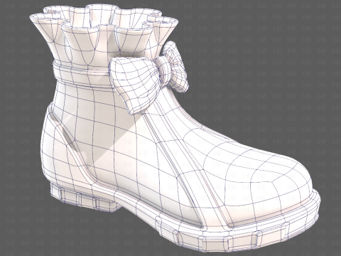 Shoes cartoonV60 3D मॉडल