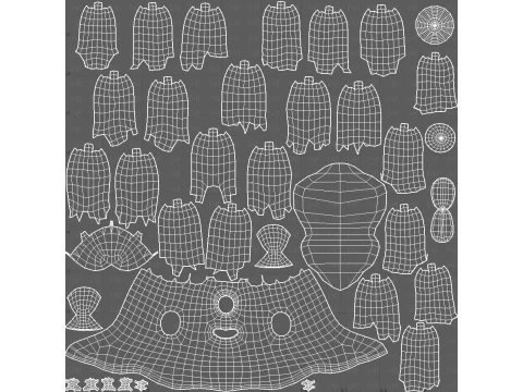 Monster V09 3D Modell