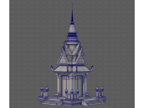 Pagoda V14 Modelo 3D