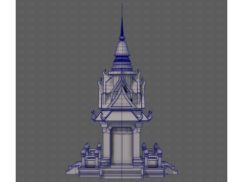 Pagoda V14 Modelo 3D
