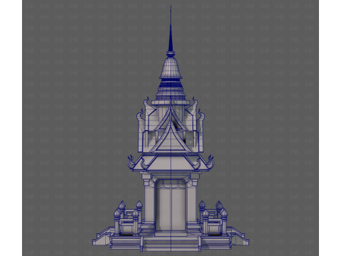 Pagoda V14 Modelo 3D