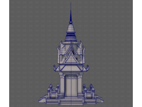 Pagoda V14 Modelo 3D